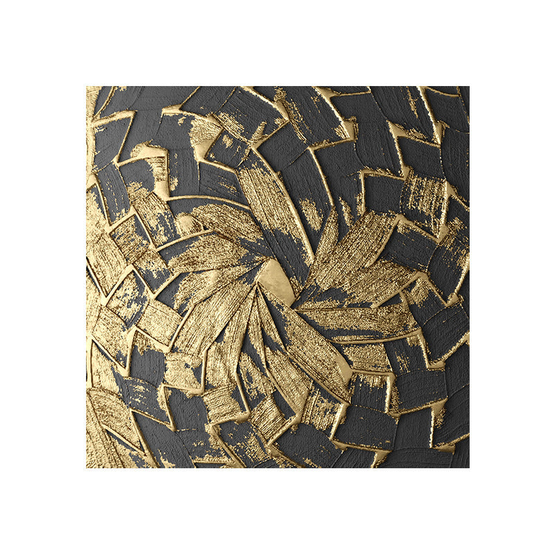 Tableau Noir Et Ligne Dor, decoratif.