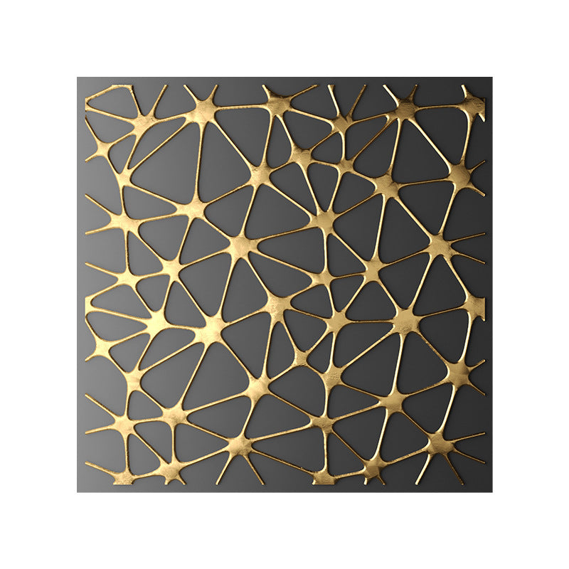 Tableau Noir Et Ligne Dor, decoratif.