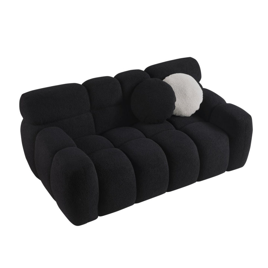 64.96 Length ,35.83inch Deepth, For USA People only, Marshmallow Sofa,loop Sofa ,2 Seater, BEIGE BUCKLE