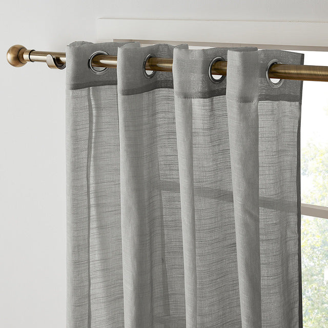 Rideau fin en voile. Home Decoration Solid Tulle Window Curtains