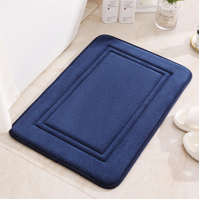 Waterproof polyester bath mat.