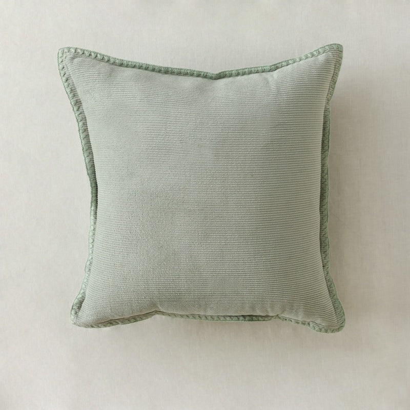 Coussin de canapé simple en velours côtelé pour la maison