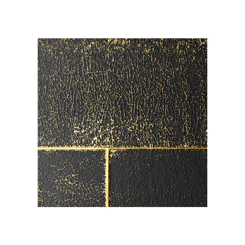 Tableau Noir Et Ligne Dor, decoratif.