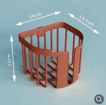 Support pour papier toilette, oruginal. Punch-Free Toilet Paper Shelf Bathroom.