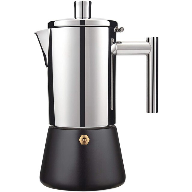 Cafetière en acier inoxydable de qualité. Stainless Steel Espresso Coffee