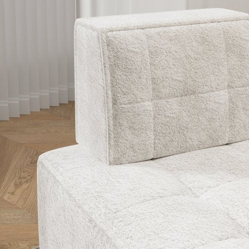 Fauteuil d'appoint, modulable en sherpa, canapé de sol pour adultes, pour salon, chambre, bureau. Livraison aux États-Unis seulement.