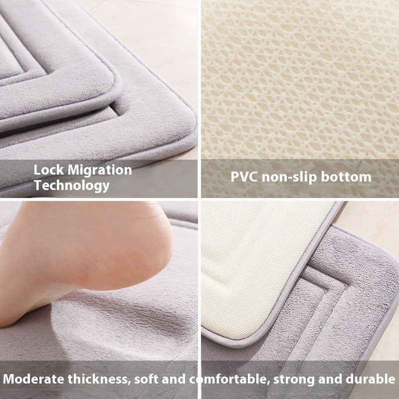 Tapis de bain imperméable en polyester.
