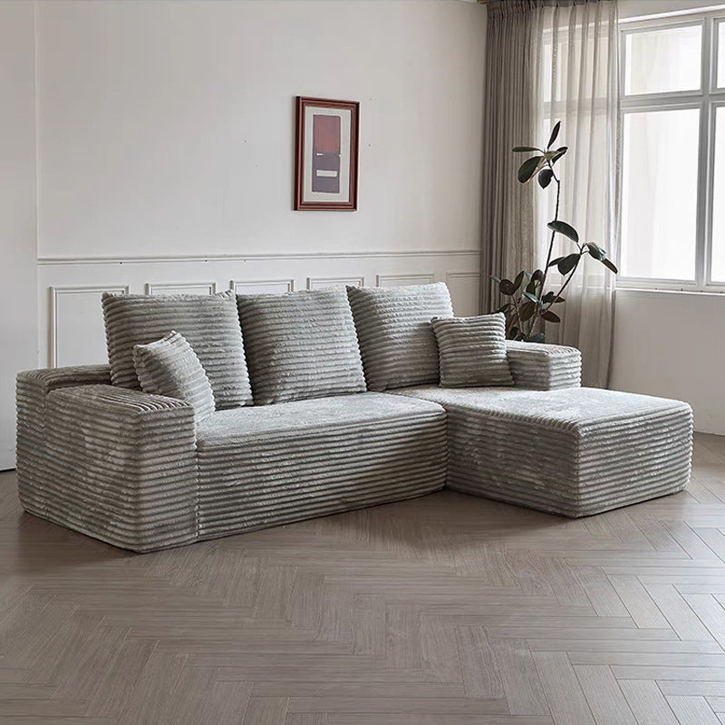 Sofa d'angle confortable. Sofa Minimalist Installation-free Modern Style Home Comfortable.