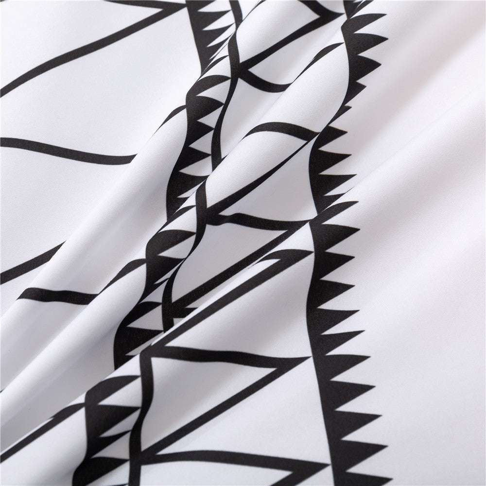 Parrure 3 pcs de style Orientale. Moroccan Style Cover Pillowcase Bedding Set.