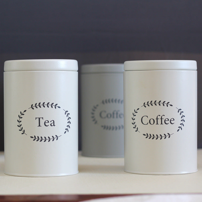 Boite de rangement Thé et café. Tea Coffee Storage Tank Desktop.