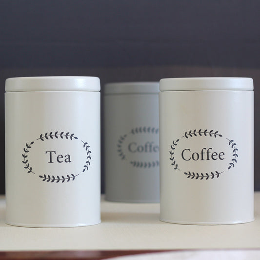 Boite de rangement Thé et café. Tea Coffee Storage Tank Desktop.