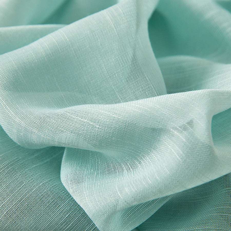 Rideau fin en voile. Home Decoration Solid Tulle Window Curtains
