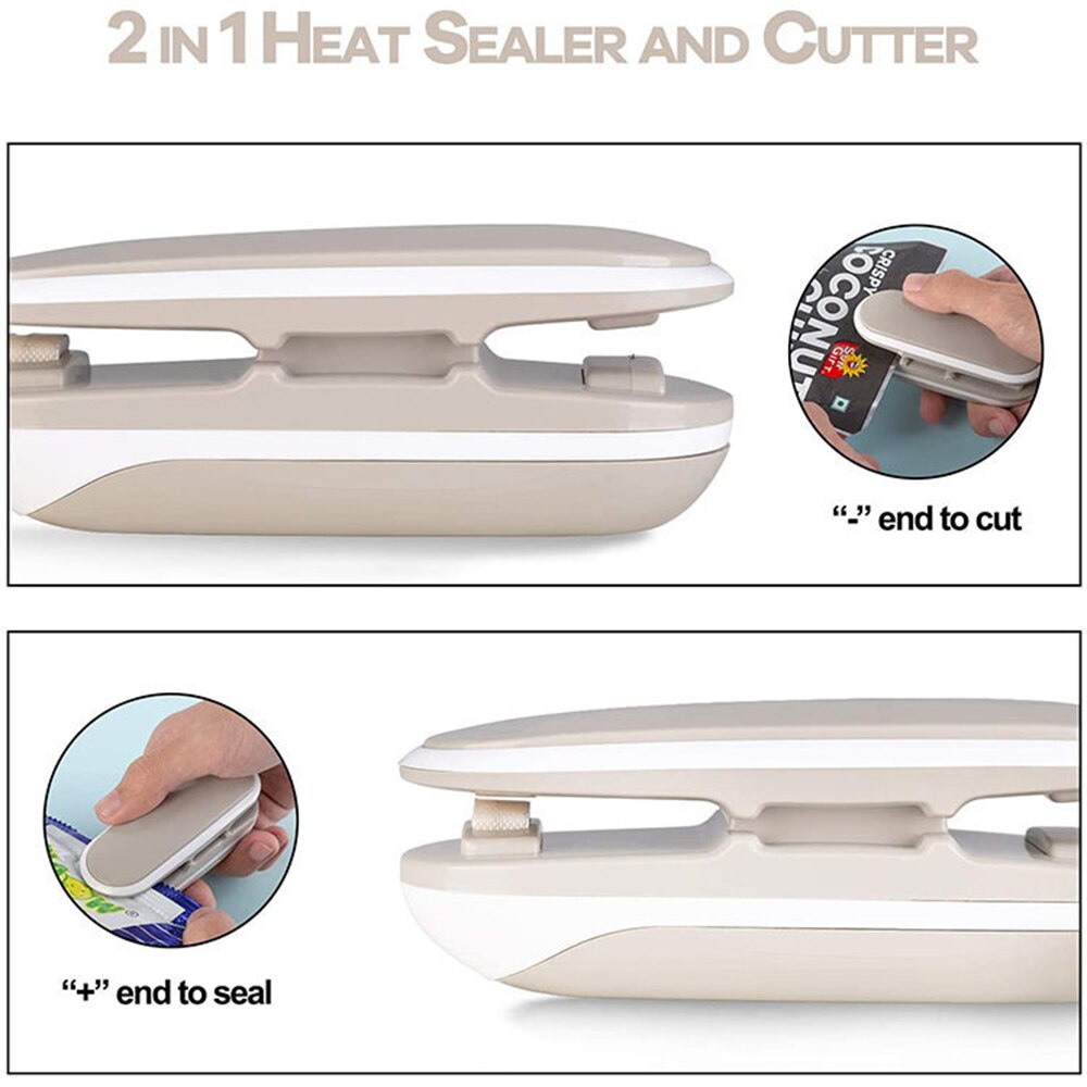Mini Food Sealer Handheld Heat Vacuum Sealer