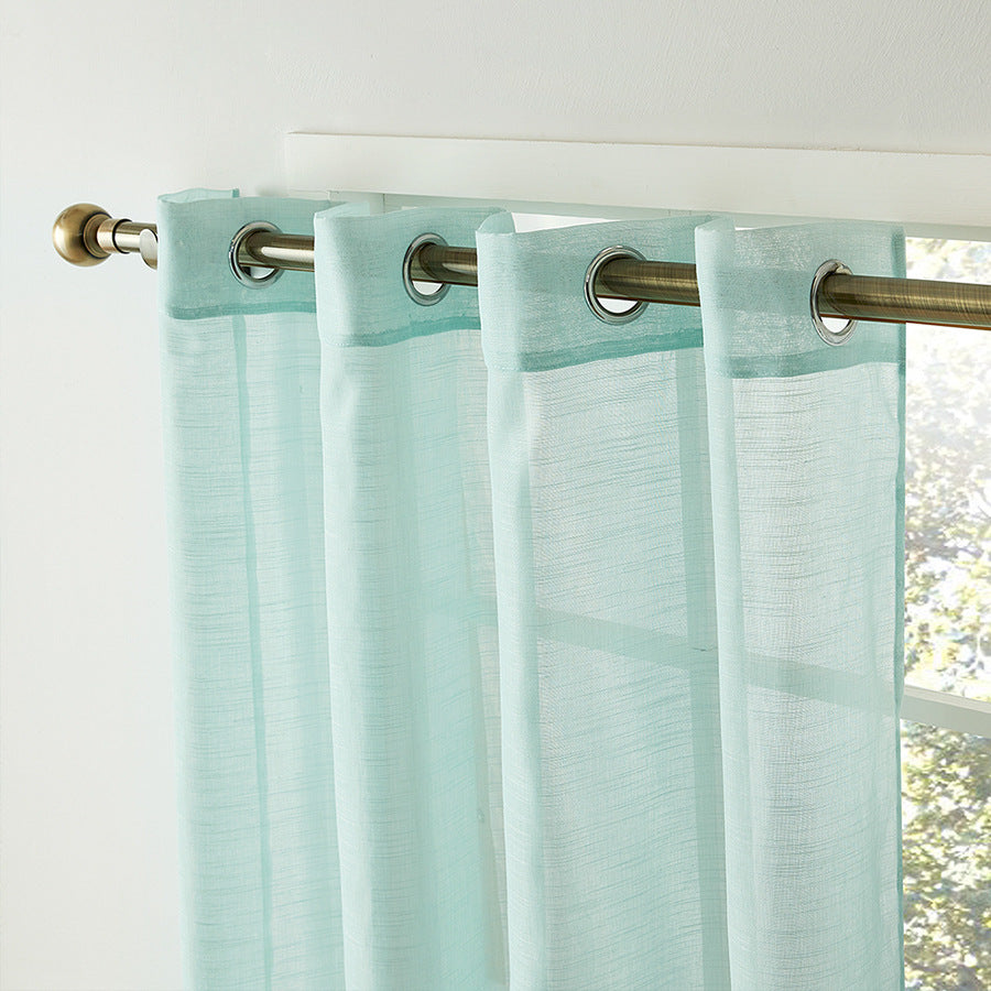 Rideau fin en voile. Home Decoration Solid Tulle Window Curtains