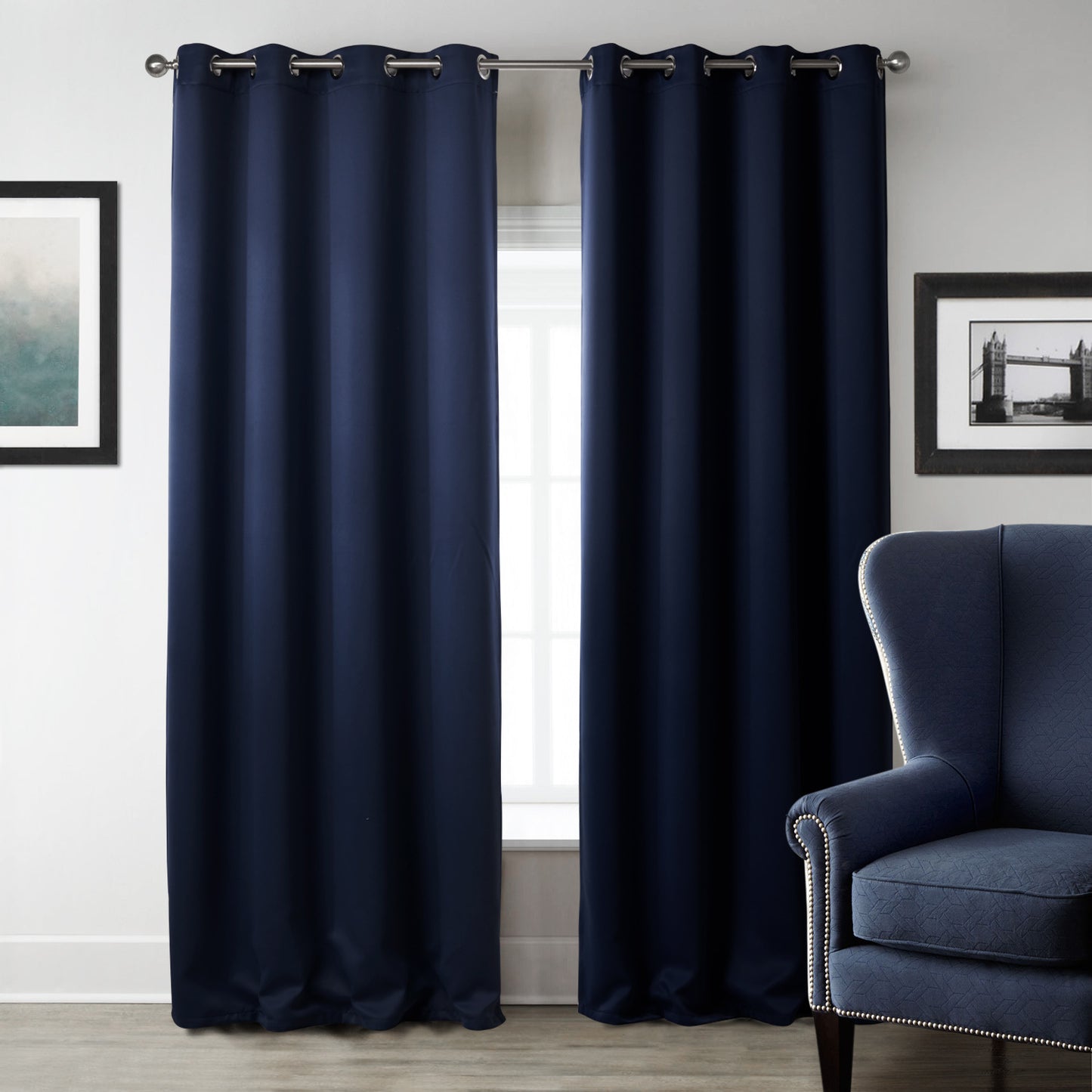 Rideau noir obscurcissants pour chambre ou salon. Bedroom Blackout Curtains Window Decor