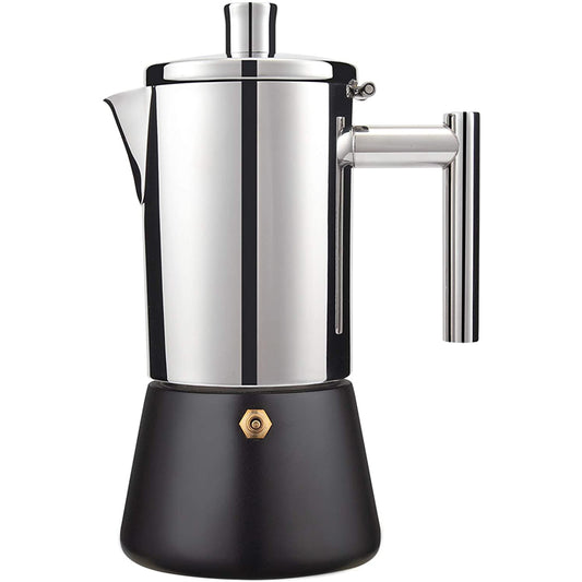 Cafetière en acier inoxydable de qualité. Stainless Steel Espresso Coffee