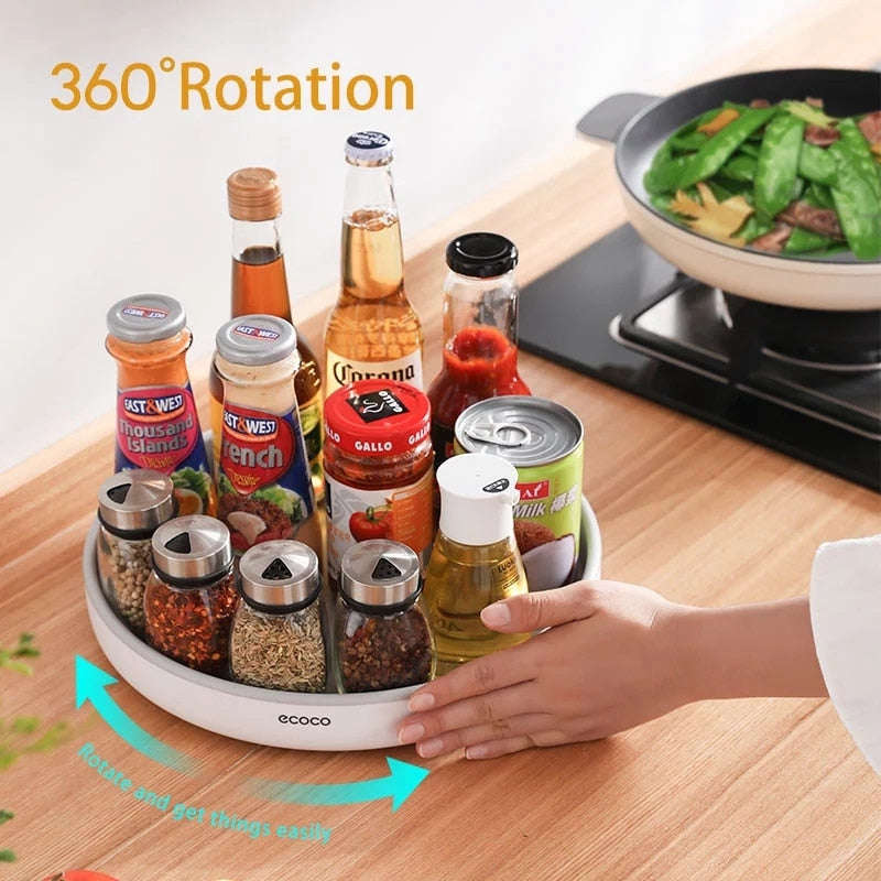 Porte épices rotatif. 360 Rotating  Seasoning Storage Organizer.