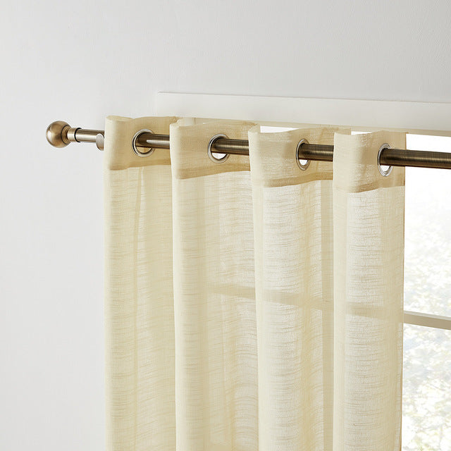 Rideau fin en voile. Home Decoration Solid Tulle Window Curtains
