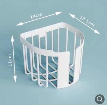 Support pour papier toilette, oruginal. Punch-Free Toilet Paper Shelf Bathroom.