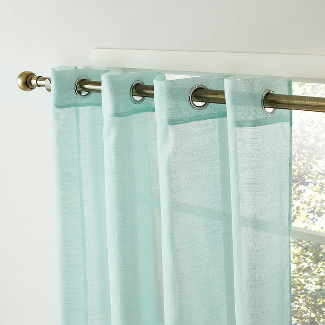 Rideau fin en voile. Home Decoration Solid Tulle Window Curtains