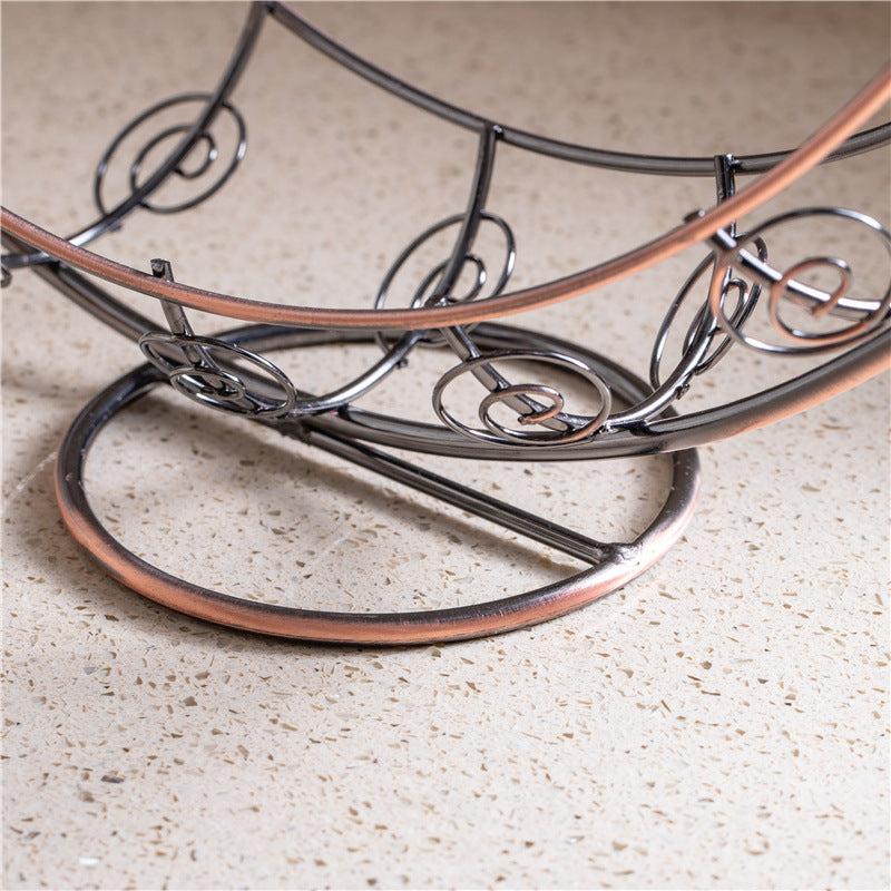 Support pour bouteille et verre de champagne. Creative Retro Wine Rack European Style.