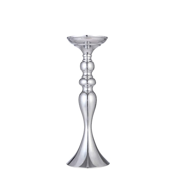 Centre de table pour réception. Centerpiece Flower Candle Holders Wedding Party Decoration.