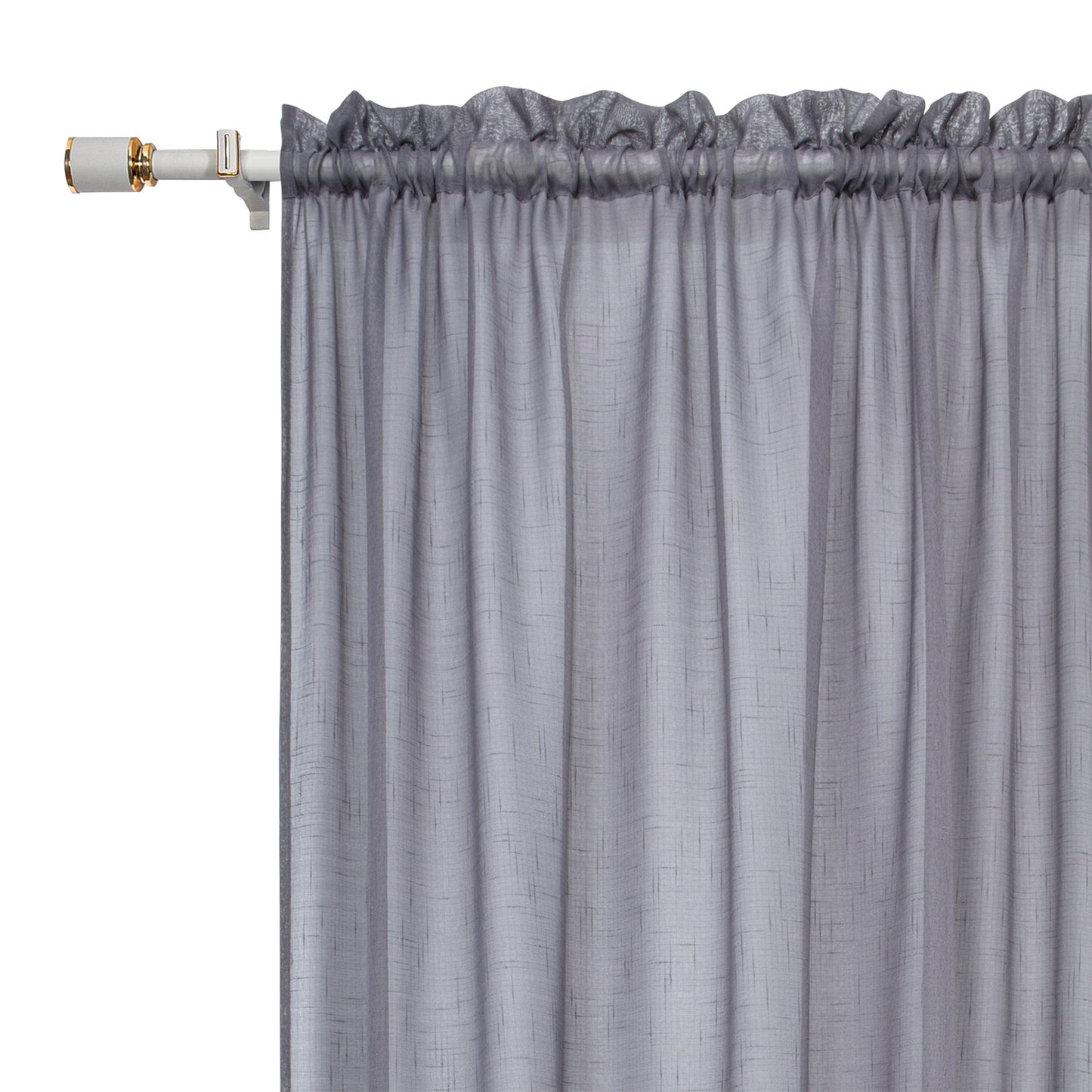 Rideau fin en voile. Gray Gauze Bedroom Living Room Hotel Window Curtain