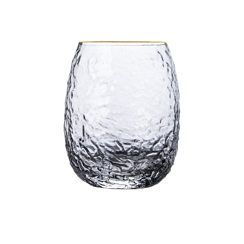 Handmade translucent glass. Thermal Cups Drinking Glasses 