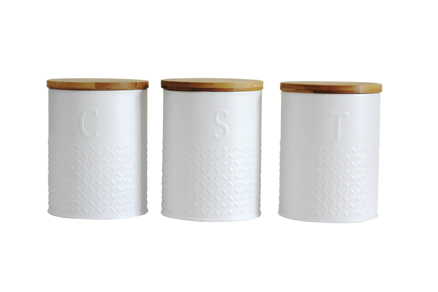 Boite de rangement pour condiments en Bambou. Bamboo Lid Round Can Kitchen Snack Candy Storage Box.