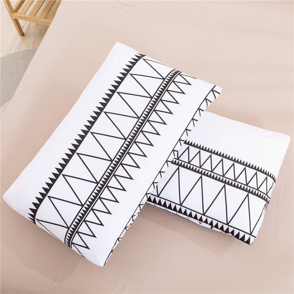 Parrure 3 pcs de style Orientale. Moroccan Style Cover Pillowcase Bedding Set.