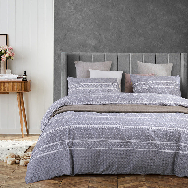 Parrure 3 pcs de style Orientale. Moroccan Style Cover Pillowcase Bedding Set.