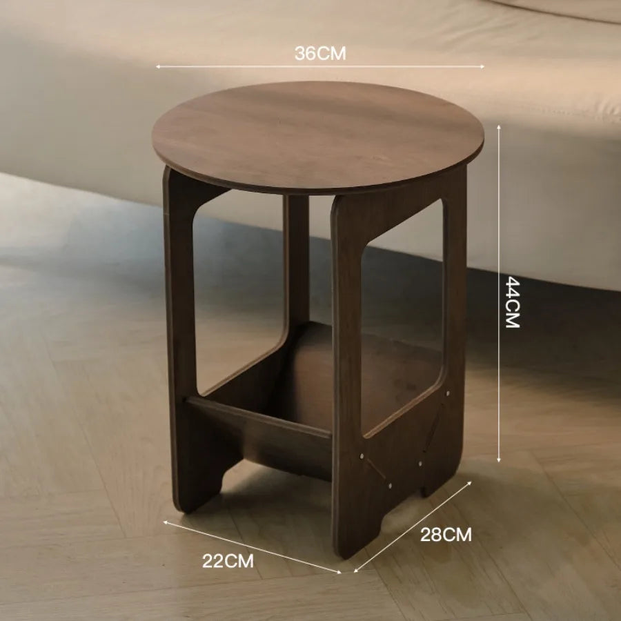 Table de chevet ou table basse pour salon, en bois massif.