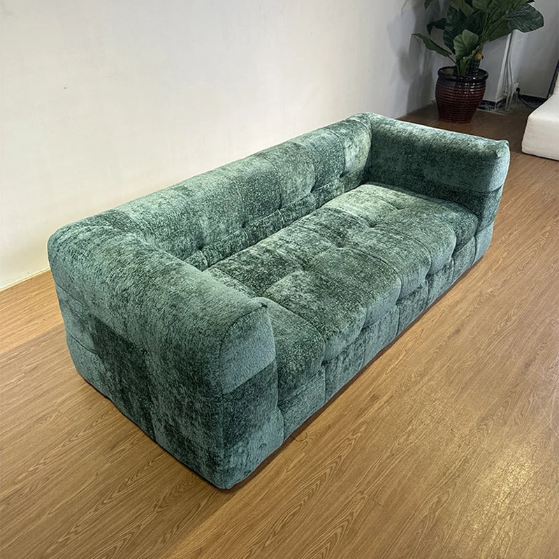 Sofa en velours de style nordique, 200cm.