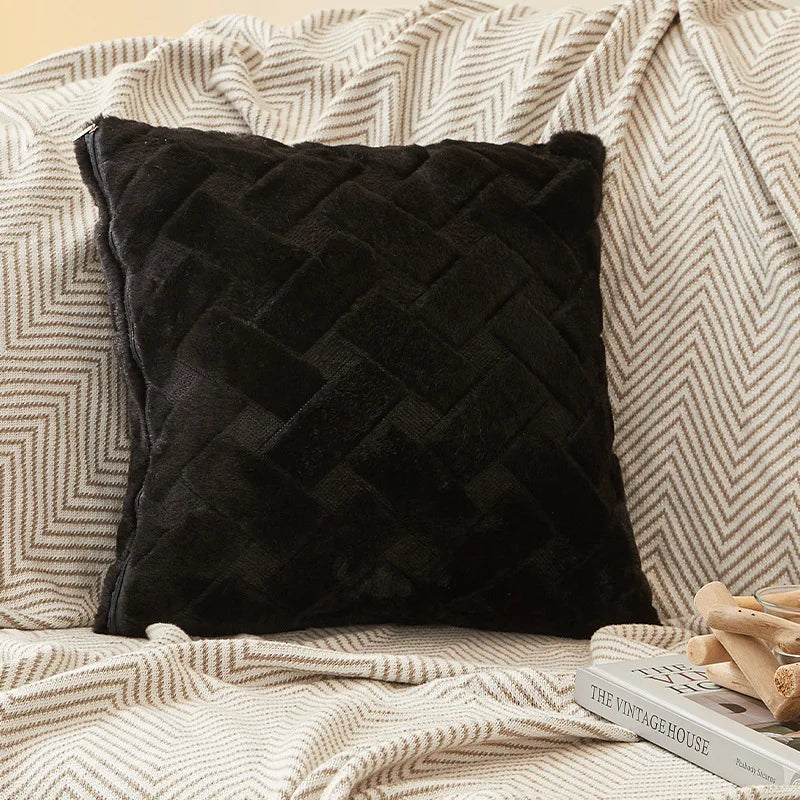 Coussin en velours  45x45cm ou 30x50cm.