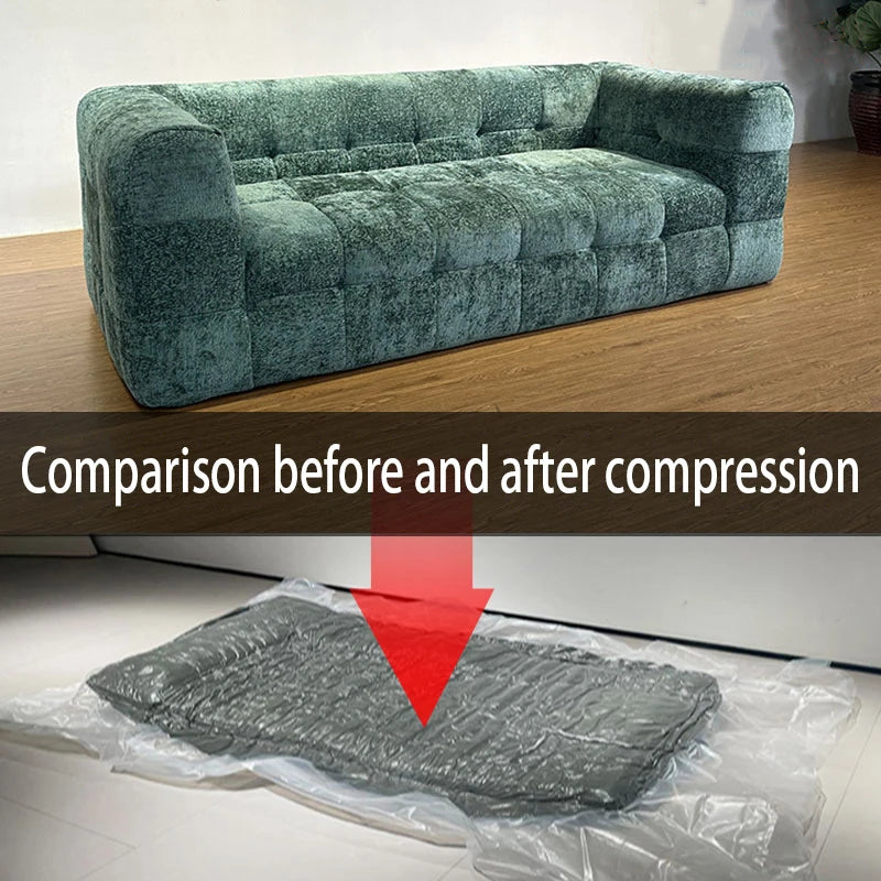 Sofa en velours de style nordique, 200cm.