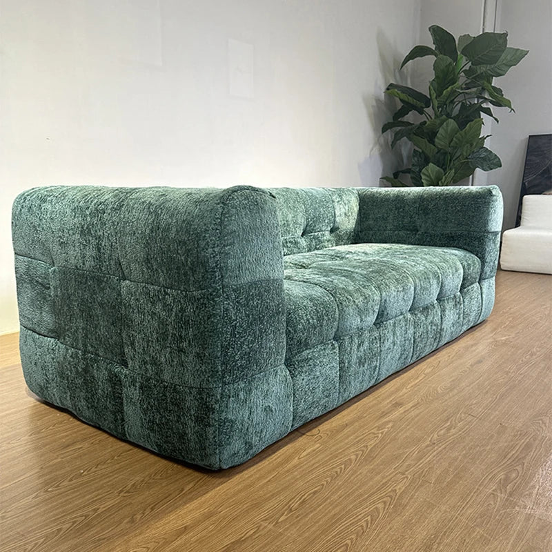 Sofa en velours de style nordique, 200cm.
