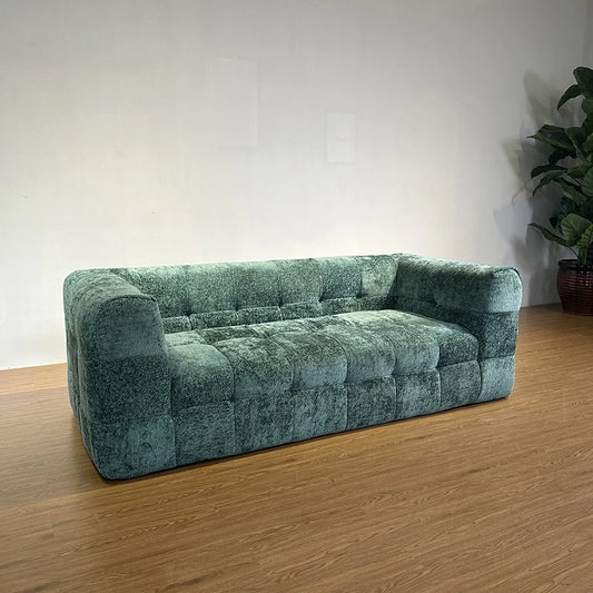 Sofa en velours de style nordique, 200cm.