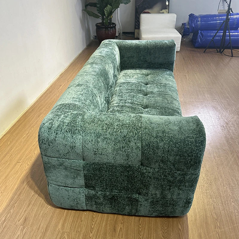 Sofa en velours de style nordique, 200cm.