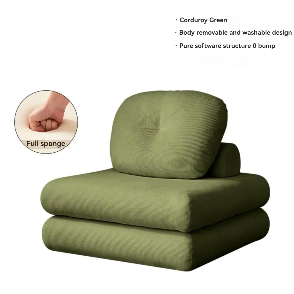 Sofa extensible pour plus de confort.