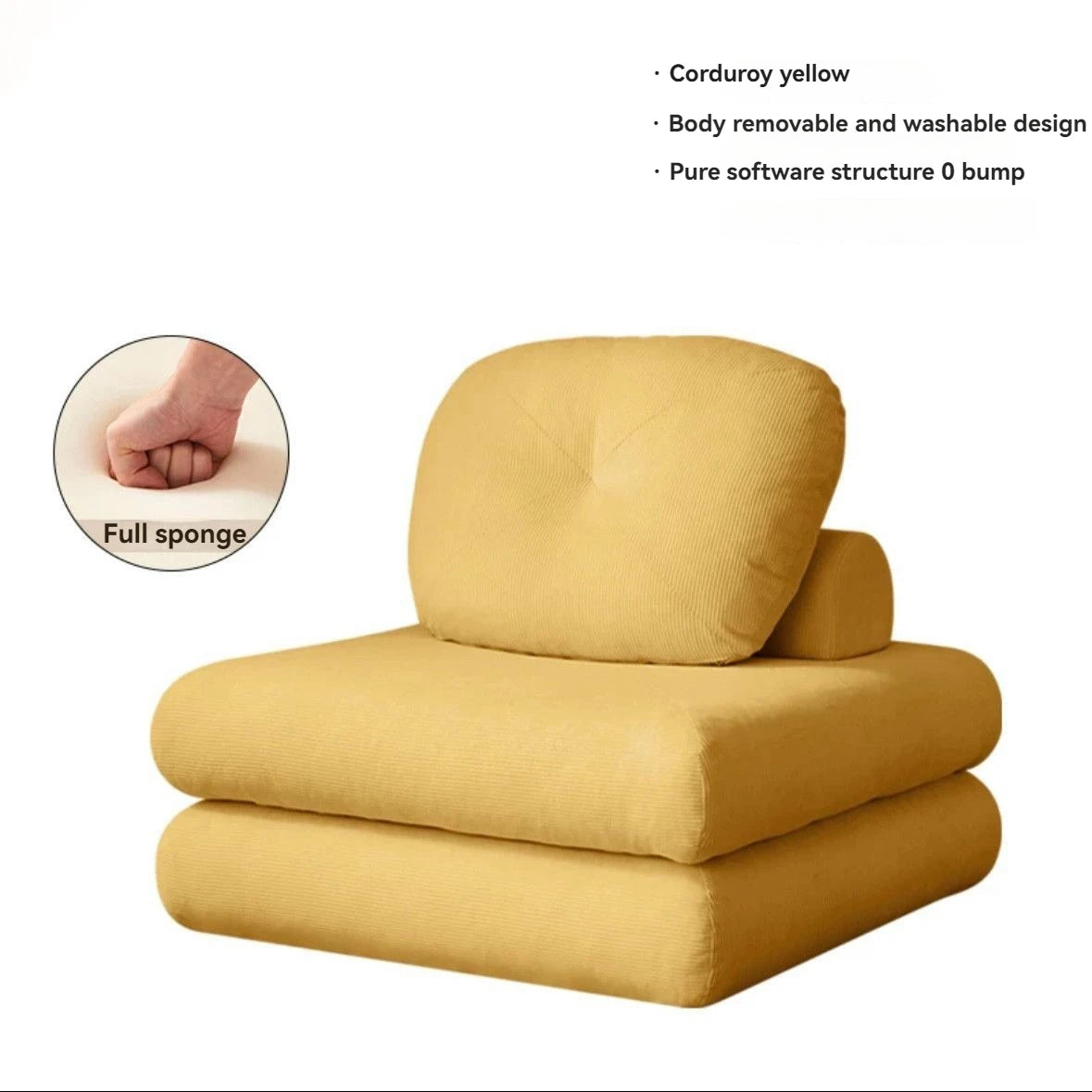 Sofa extensible pour plus de confort.