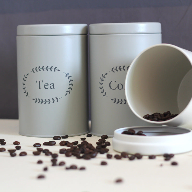 Boite de rangement Thé et café. Tea Coffee Storage Tank Desktop.