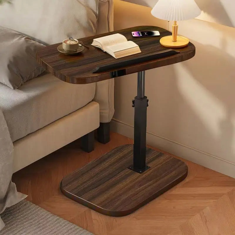 Table d'appoint pivotante, ajustable. Multifunctional Lift Computer Desk Table Adjustable Laptop Workstation.