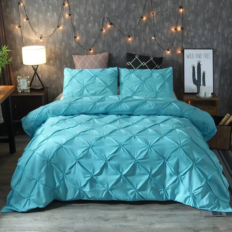 Parure de lit 3pcs, en polyester de qualité.