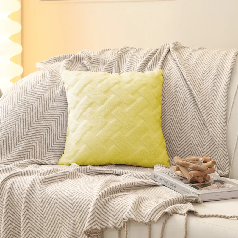 Coussin en velours  45x45cm ou 30x50cm.