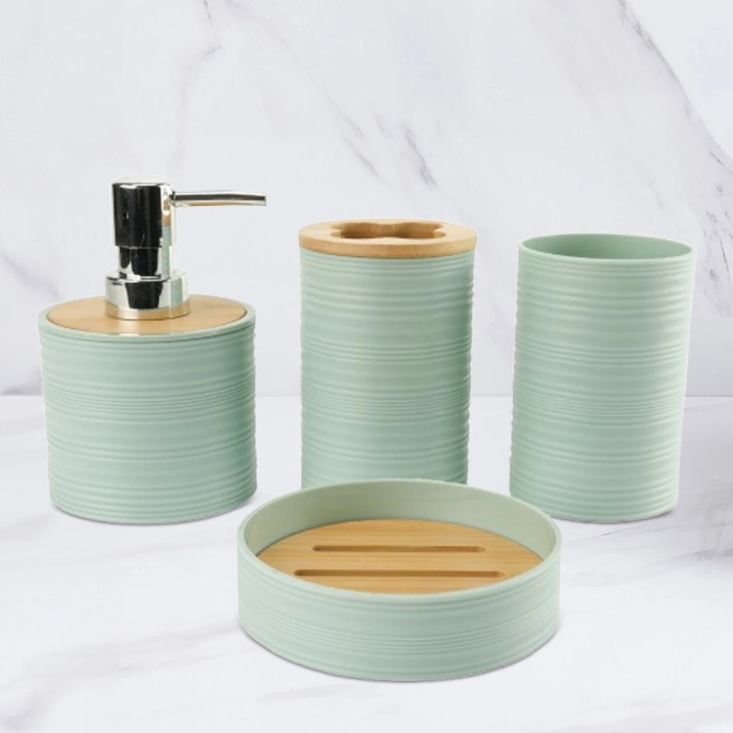 Ensemble d'accessoires pour salle de bain, 4 pièces.