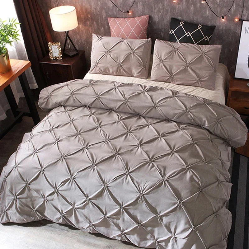 Parure de lit 3pcs, en polyester de qualité.