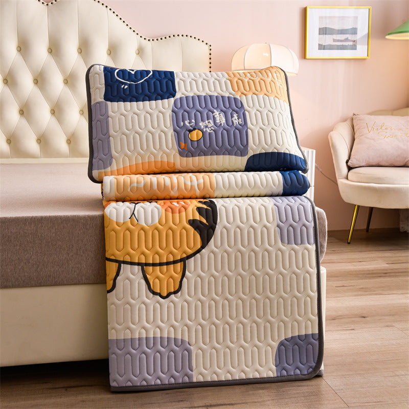 Parure de lit pour enfant 90x190cm. Bed Mattress Cover Silky Latex Pillowcase Set