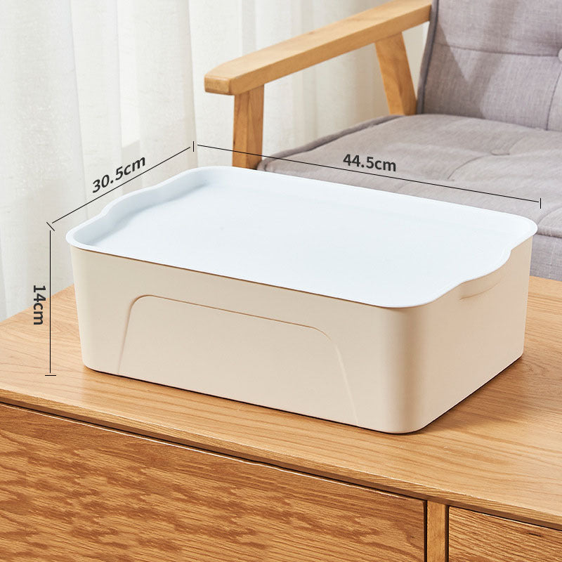 Organisateur de rangement en plastique.