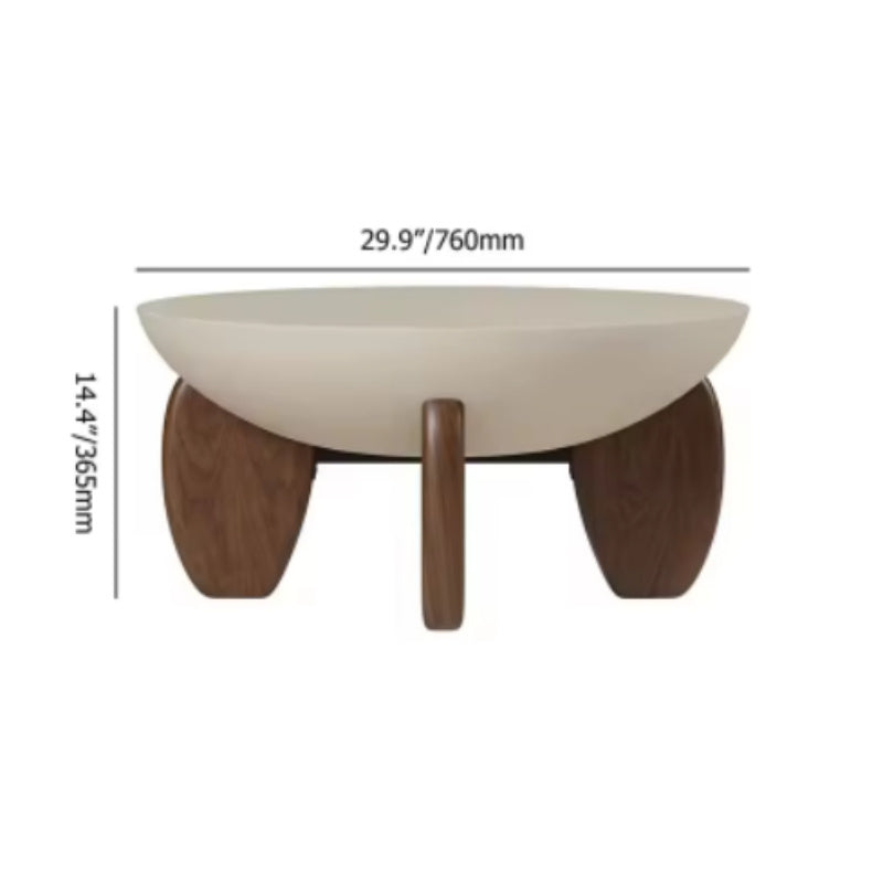 Table basse design en bois massif Table centrale.