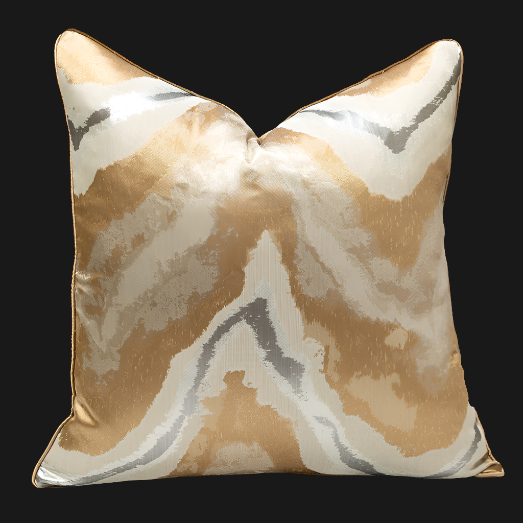 Taie d'oreiller effet satiné pour coussin de canapé de salon